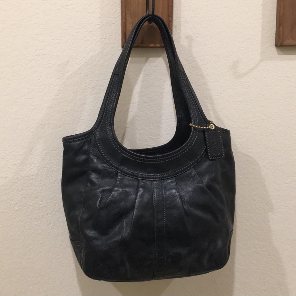 Coach Pleated Tote